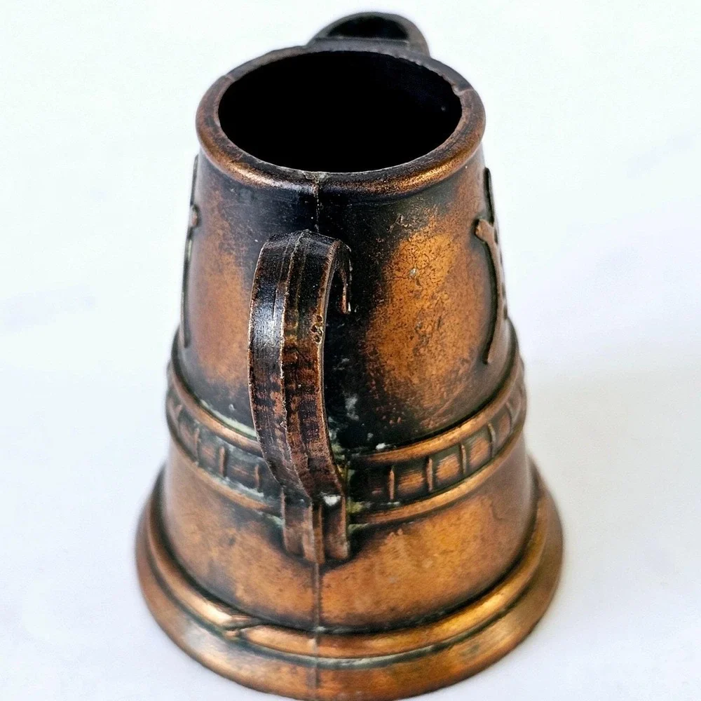 1977 Durham Industries Miniature Pitcher Diecast Copper Tone Item 43 Collectible